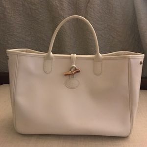 White Longchamp Bag